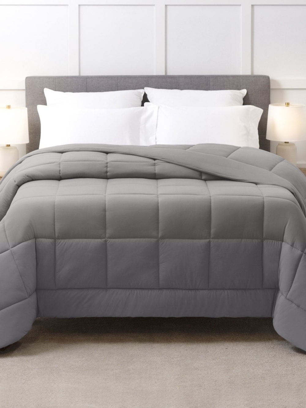 Below Zero Cooling Comforter - Light Gray